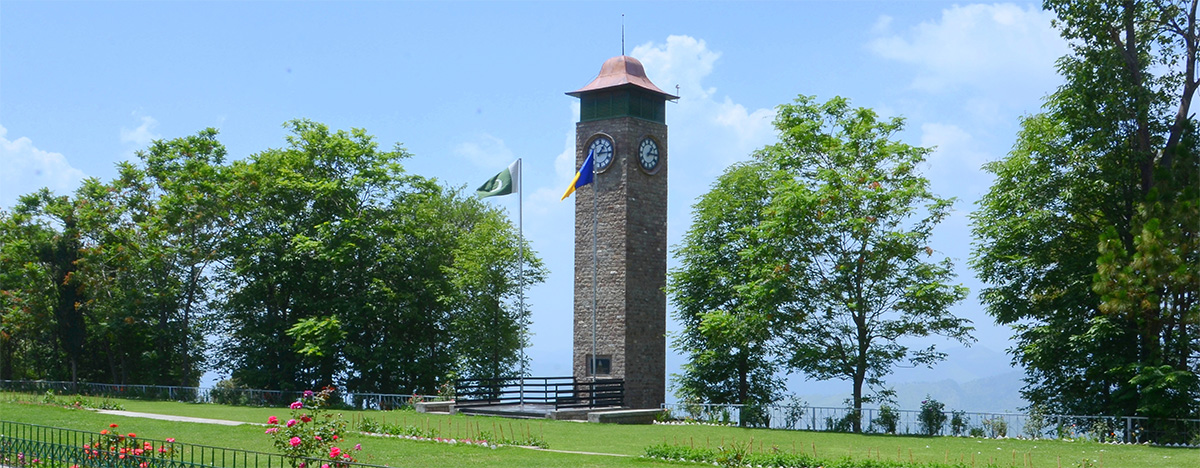 Senior School clock tower, Lawrence College Ghora Gali